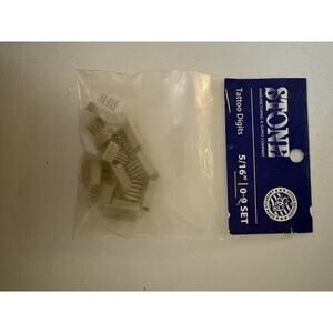 STONE TATTOO 0-9 NEW DEER, COW, PIG Made in USA